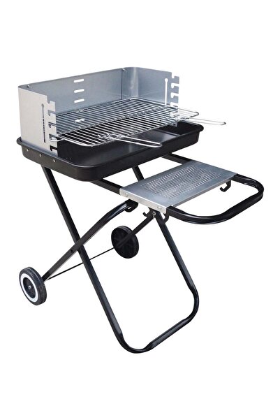 Türkiye 18-inch Portable Steel Charcoal Barbecue BBQ Grill w/ Heat Control for Patio, Porch, Picnic, Tailgat