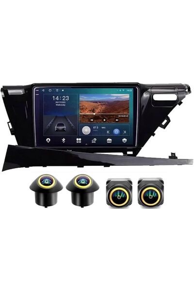 SHEZA STAR Android Car Stereo for Toyota Camry 2018-2020 4+32 Ahd Camera