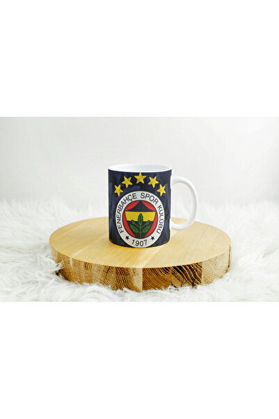 merkür baskı atölyesi Fenerbahçe Temalı Kupa Bardak Taraftar Özel Tasarım Hed...