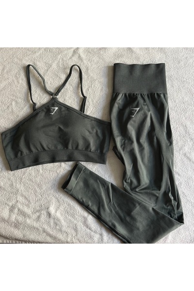 Sheky طقم ملابس رياضية للتمارين الرياضية يتكون من سروال ضيق وحمالة صدر