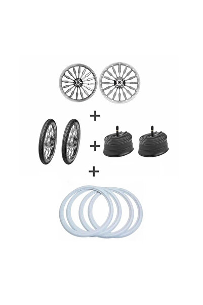 GMS EMİN MOTOR Cg 17-18 Modifiye Mızrak Jant - Lastik-Yanak Seti