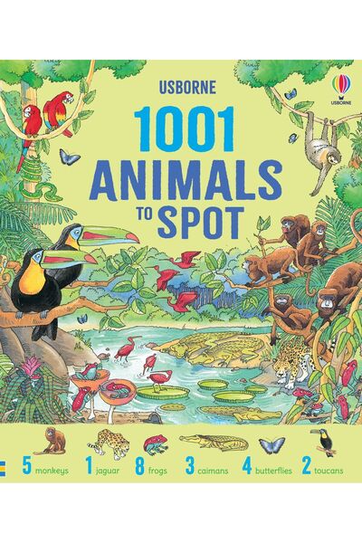 Usborne 1001 حيوانات يجب اكتشافها