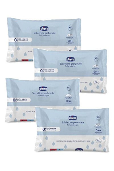Chicco Bebek Islak Mendili 72 adet 4 Paket
