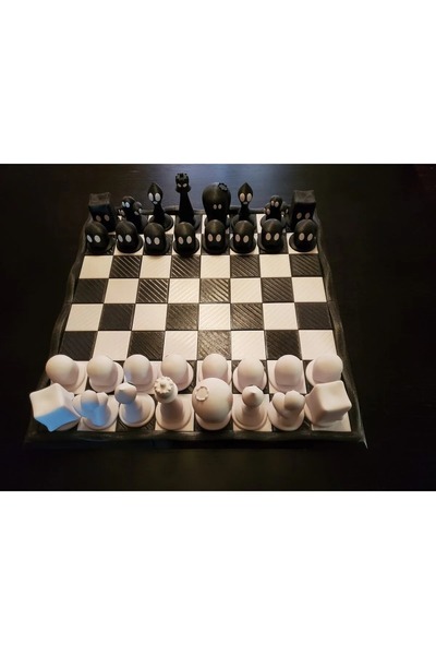 FOLİNZA Halloween Ghost Casper Chess Set Pieces