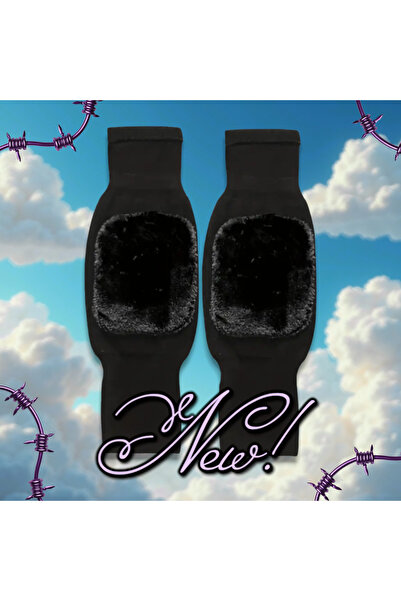 ORGANICYOU SHANGRAO Kalın Peluş Dizlik 1 Çidt - Soğuk ve Buz Dayanıklı, Sıcak Yün Astarlı, Yumuşak Dokulu