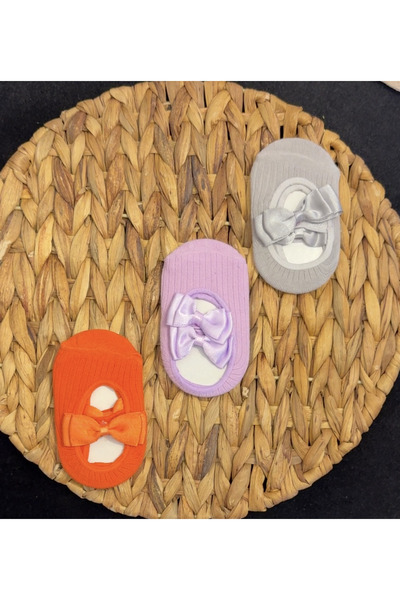 vikivin bebe Set of 3 Baby Ballerina Socks