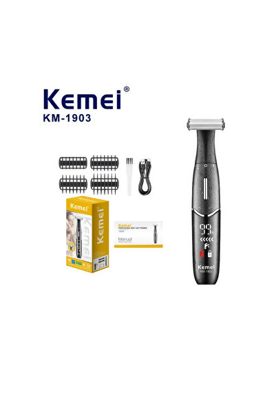 Kemei High Classical Brand Body Hair Cutting Edge Stainless Steal Hair Shaver