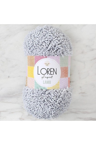 ElyxStore Lamb Fluffy Baby Wool - Gray - 100g - R020