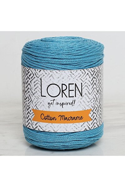 ElyxStore Cotton Macrame Turquoise Hand Knitting Yarn - R087 - 250g