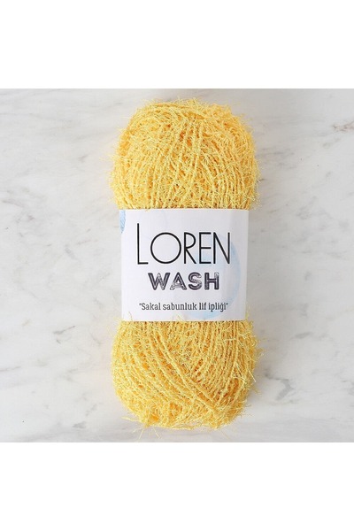 ElyxStore Wash Yellow Hand Knitting Yarn - R086 - 100g