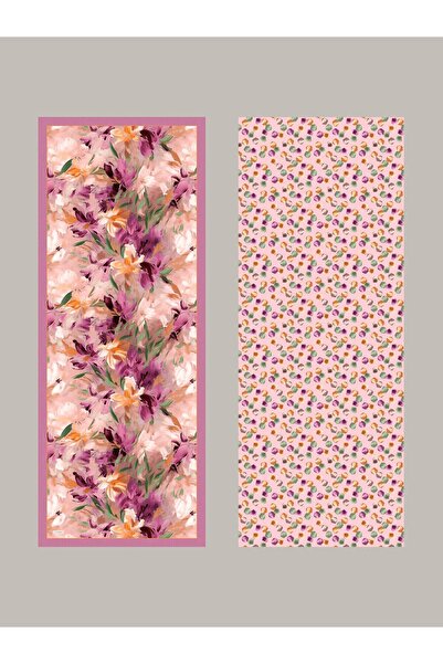 Ayshara Nevbahar Collection Gurup Double-Sided Shawl