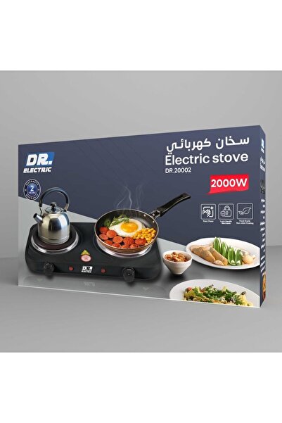 DR.ELECTRIC Double Electric Stove 2000W