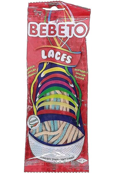 BEBETO Laces Raspberry & Mandarin Flavor 75 g