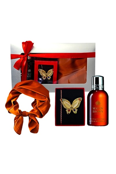 Molton Brown Σετ αφρόλουτρου Serenity, 50 ml martisor και μεταξωτό μαντήλι