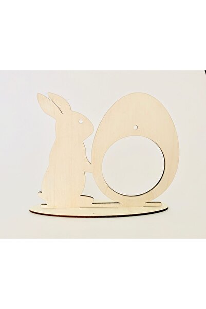 Bee Funky Wooden Decoration with Bunny and Egg for Easter