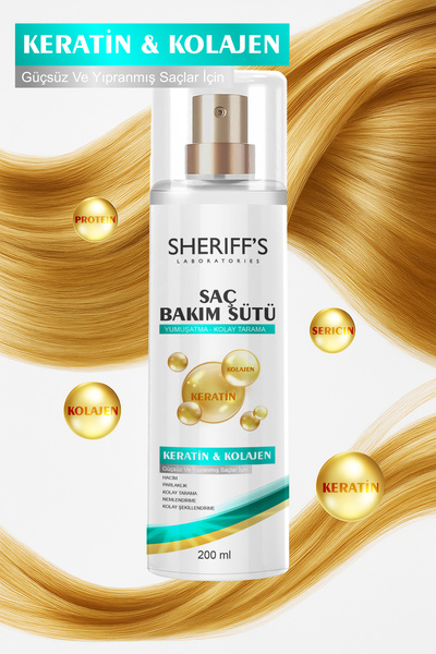 Setamell Besleyici Keratin Kolajen Saç Bakım Sütü 200 ml