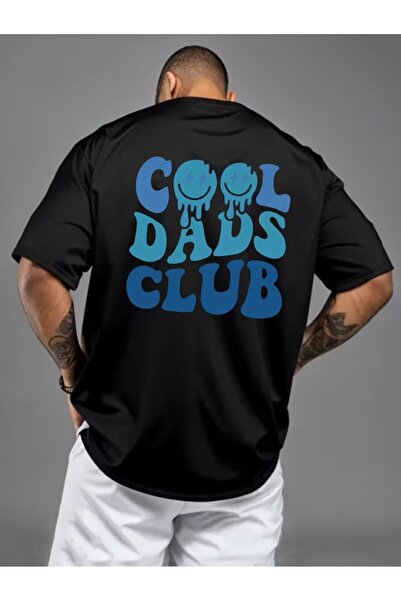 LELVANİ تي شيرت مطبوع عليه نص COOL DADS CLUB