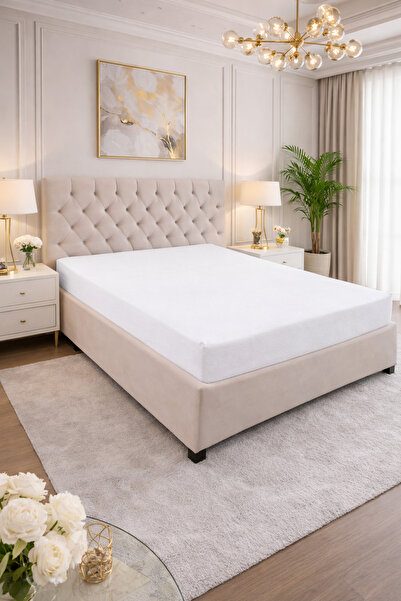 LaraLisa Double Elastic Combed Cotton Bed Sheet