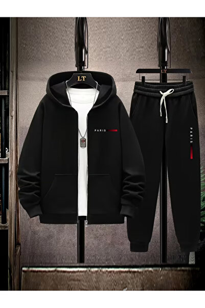 bellanova Φούτερ με φερμουάρ και στάμπα, σετ 2 τεμαχίων (άνω και κάτω μέρος)