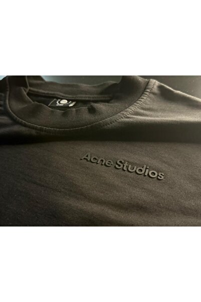 TRAGEDY Unisex Oversized Acne Studio Embossed Logo Printed Boxy Fit Thick Fabric T-Shirt