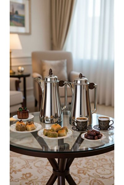 Generic Luxury Royal Design 1 Liter Tea and Coffee Thermos Set