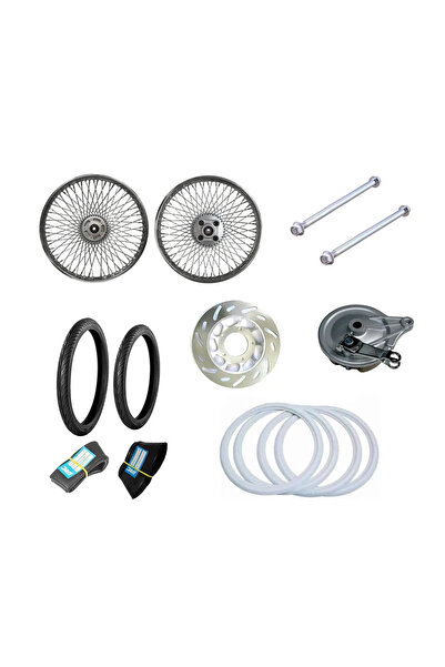 GMS EMİN MOTOR Cg 17-18 72 Tel Jant-Lastik-Disk-Kampana-Teker Milleri-Yanak Seti