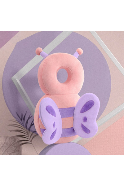 Choice Pink plush style 1PCS Children's Anti-Fall Pillow Baby Toddler Head Pi...