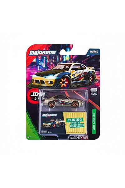 HOT WHEELS Majorette JDM Legends Deluxe Araba 1:64 Nissan Silvia (S15) Spec R...
