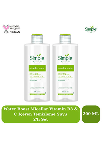 Simple Kind to Skin Micellar Ovalama Gerektirmeyen Gözenek Açıcı Nem Makyaj T...