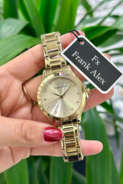 Frank Alex Çelik Kordon Su Geçirmez Garantili Kadın Kol Saati