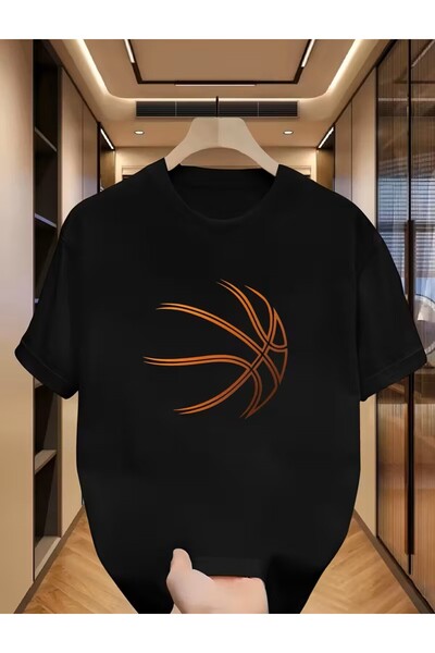 LELVANİ Tricou cu imprimeu grafic de baschet unisex