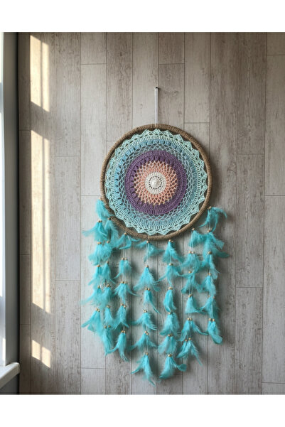 Meya design Büyük Boy Yeşil Rüya Kapanı – Bohem Dekoratif Duvar Süsü (32 × 70...