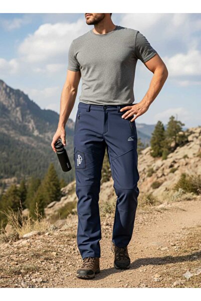 rota 360 Erkek Kışlık Içi Polar Su Itici Rüzgar Geçirmez Outdoor Softshell Pa...