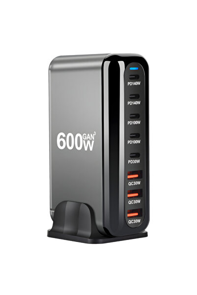 ELMOSMART ® YMX-908-600W 8 in 1 Fast Charging Station