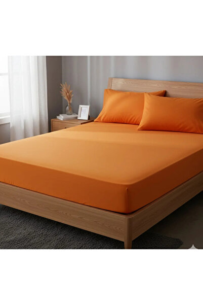 Alpateks Home 200X200+40 cm 100% Cotton Fitted Sheet Set