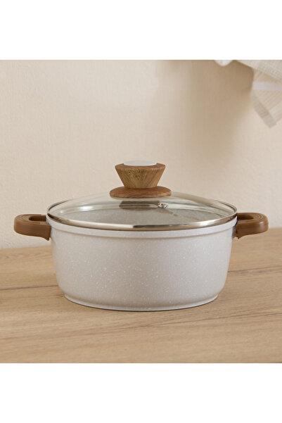 Generic La Natura Deep Casserole with Induction and Lid - 20 cm