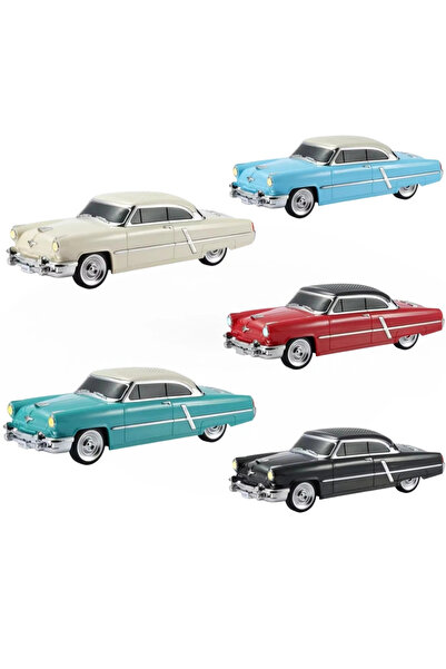 EİMA WS-1957 Klasik Araba Bluetooth Hoparlör Işıklı FM Radyo 2x5W TWS