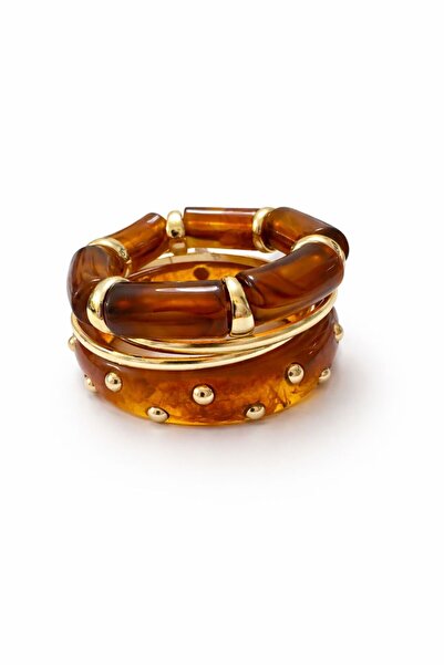 Bermecy Calyra |   Brown Bone Women's Bracelet
