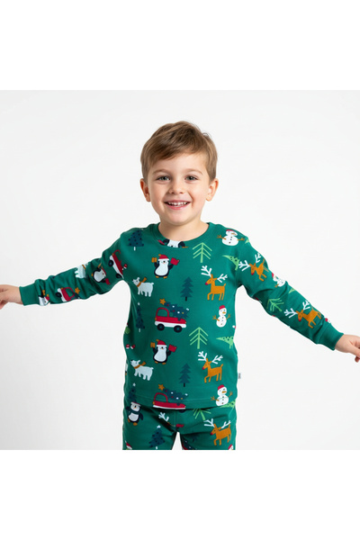 MİLAYS LİFE HOME COLLECTİON Boys' 100% Cotton Extra Soft Colorful Pajama Set ...