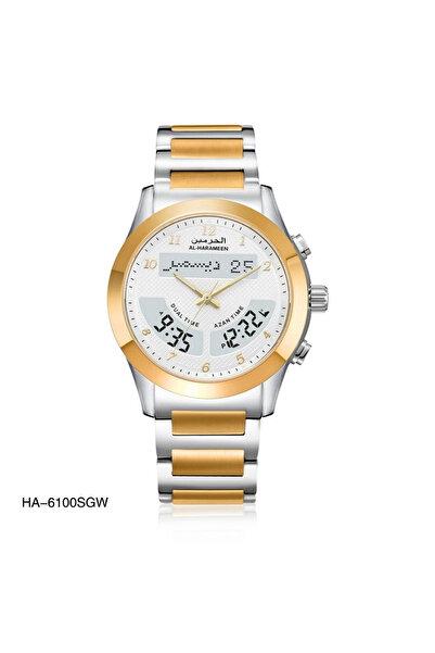 AL-HARAMEEN ساعة الحرمين الـرجـالـيـة الـفـــاخـرة - HA-6100 قياس 42MM ألوان متعددة