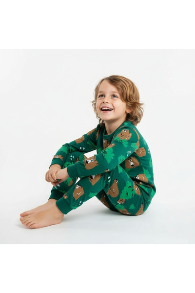 MİLAYS LİFE HOME COLLECTİON Boys' 100% Cotton Extra Soft Colorful Pajama Set ...