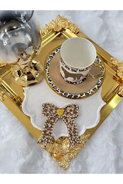 KUMSAL ÇEYİZ 2 Adet Sunumluk Peçete,Kokteyl Peçete,Kahve Yanı Sunum Peçetesi,...