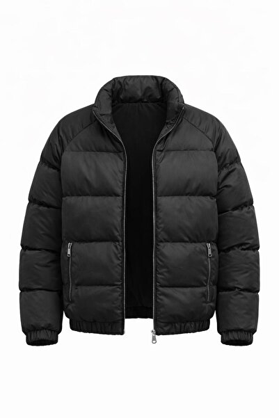 CLASSİCS MEN Slim Fit Windproof Fiber Filled Coat