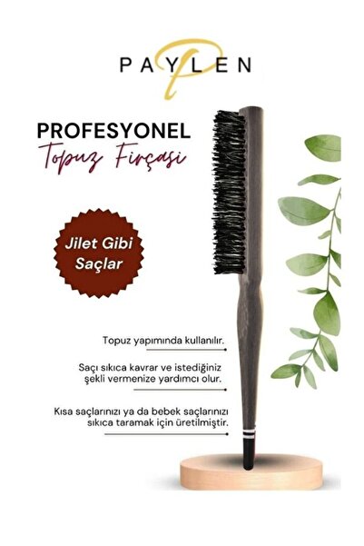 PAYLEN Profesyonel Topuz Fırçası