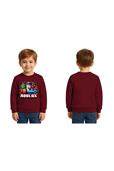 SEDİRLİ Unisex roblox cu imprimeu Copii Swae tricou 3 fire cu borduri