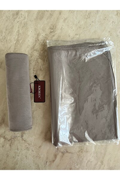 KROREN Penye şal Vizon rengi