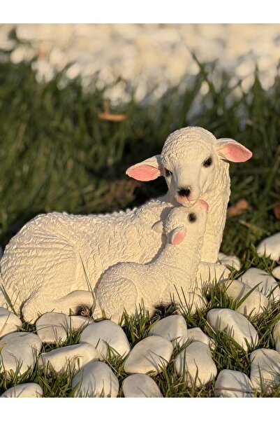 Bibloca El Yapımı Kuzulu Anne Figürü