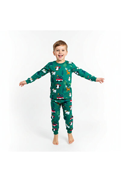 MİLAYS LİFE HOME COLLECTİON SET DE PIJAMĂ COLORAT EXTRA MOALE PENTRU BĂIEȚI b...