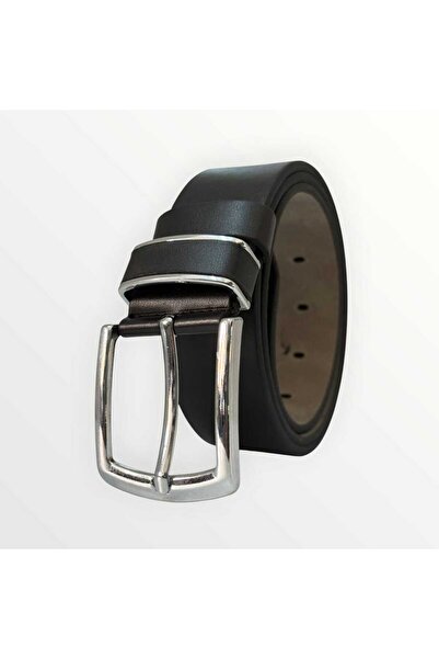 Mia Belt Men's Belt Black Demirköprü 4 cm Compatible with All Outfits