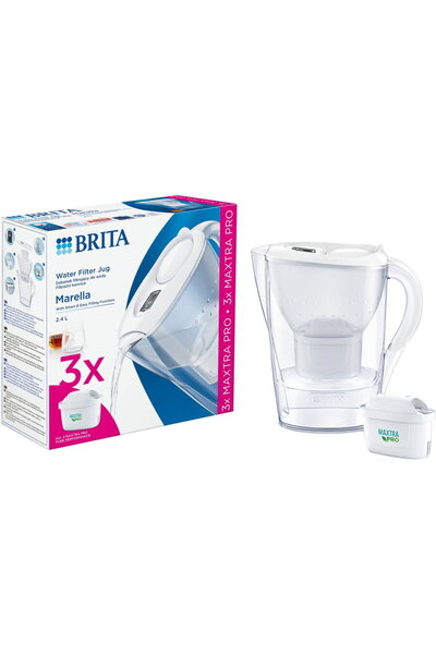BRITA Marella, 2,4L, alba + 3 filtre Maxtra PRO
